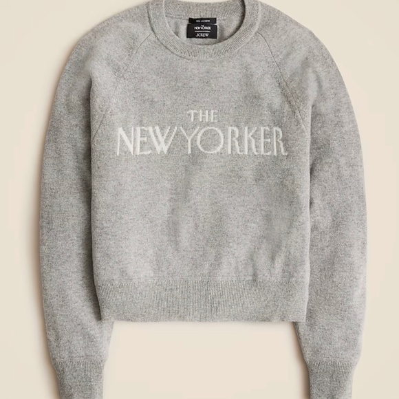 NWT J. Crew 125th Anniversary 'The New Yorker' Magazine 100% Cashmere size XS! - Picture 1 of 4
